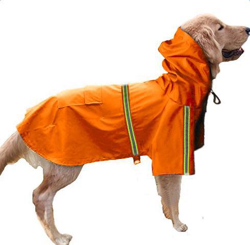 Waterproof Reflective Dog Raincoat - photo 8