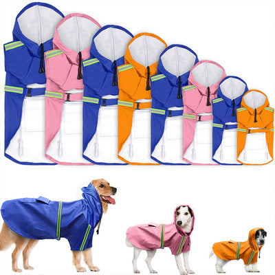 Waterproof Reflective Dog Raincoat - photo 4