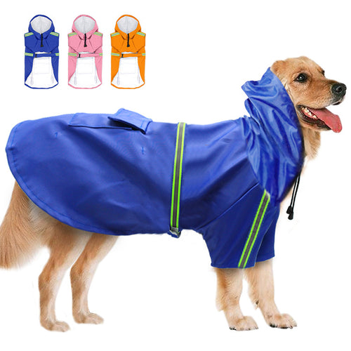 Waterproof Reflective Dog Raincoat - photo 3