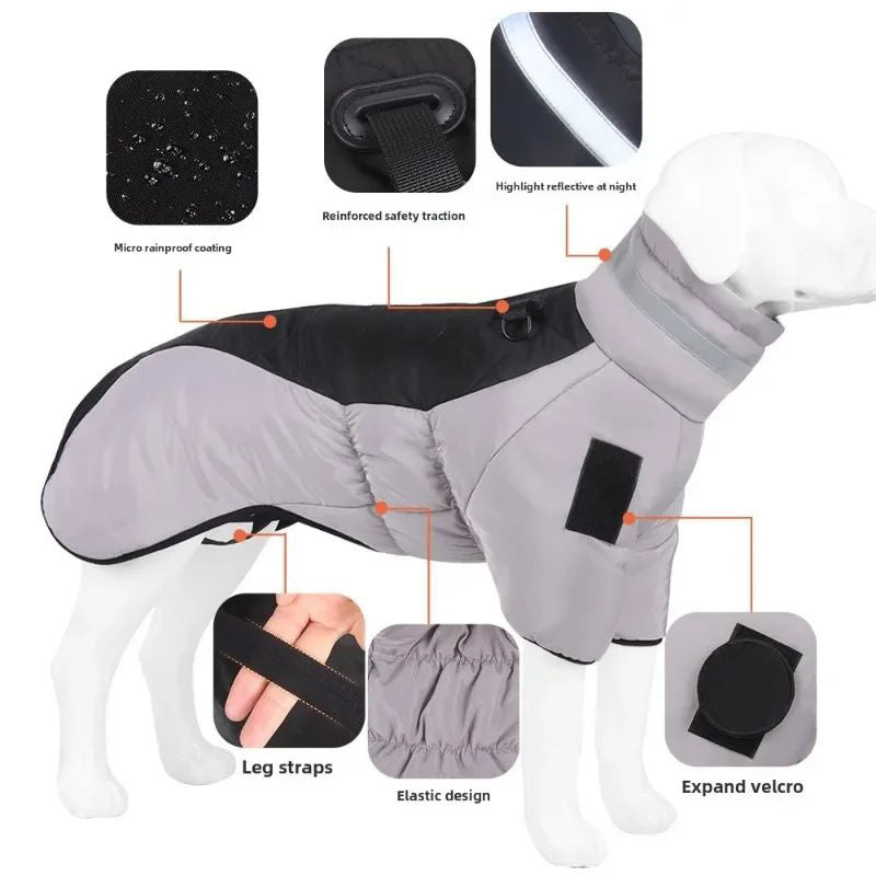 Waterproof Warm Winter Dog Coat - photo 5